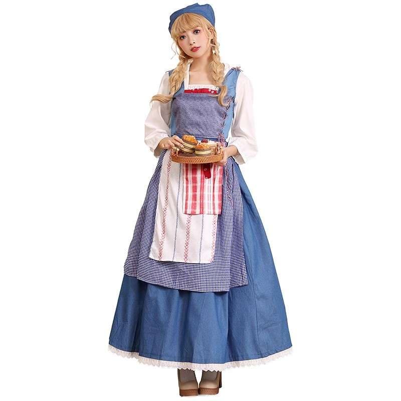 メイド服 ふんわりメイド風ワンピース