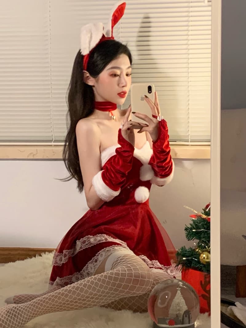 メイド服 ウサギ耳付きメイド風コスチューム衣装