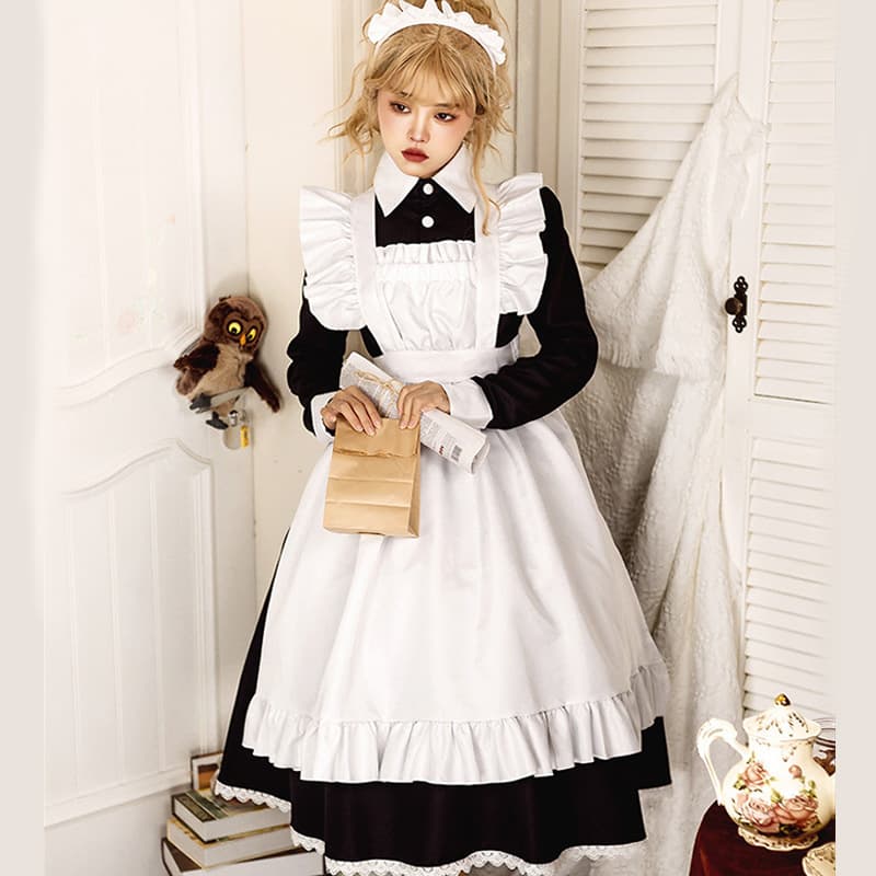 クラシカルフリルメイド服 優美な佇まい