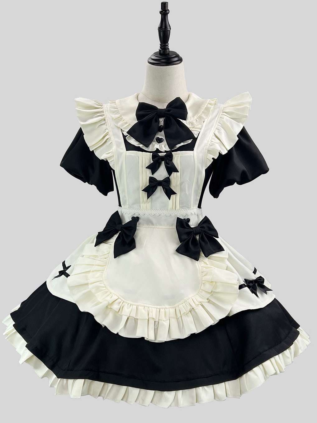 フリルたっぷりメイド服セット クラシカル