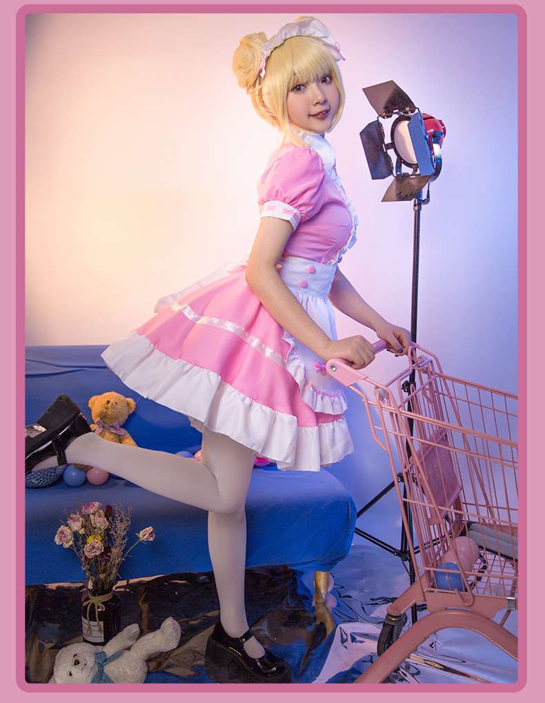 メイド服 ふんわりメイド風ワンピース
