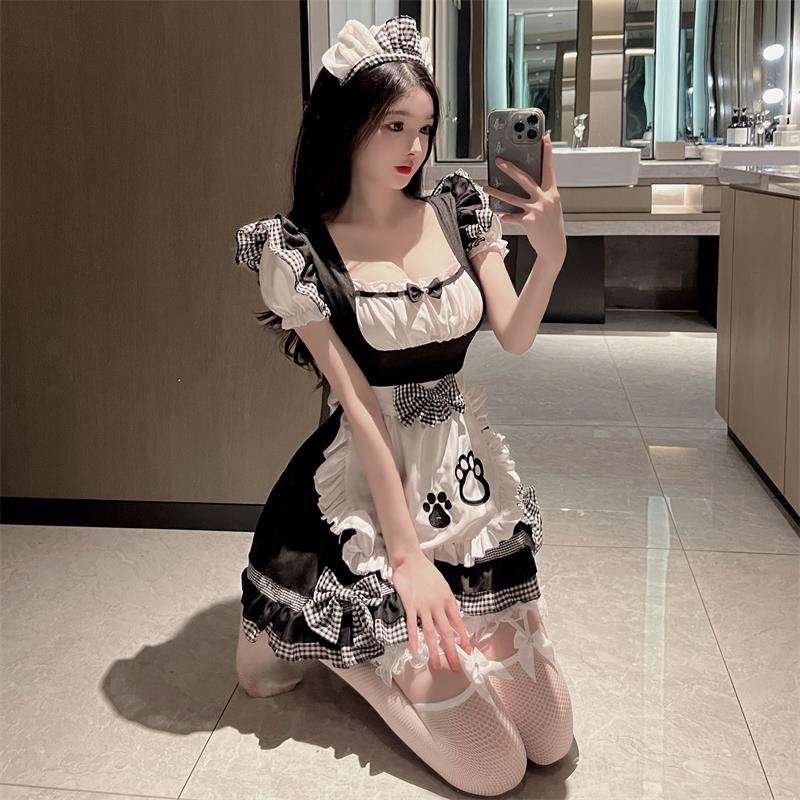 メイド服 猫耳フリルメイドコスチューム