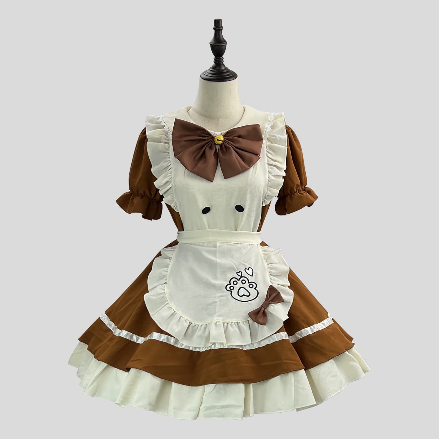 可愛い仔犬風ふんわりメイド服