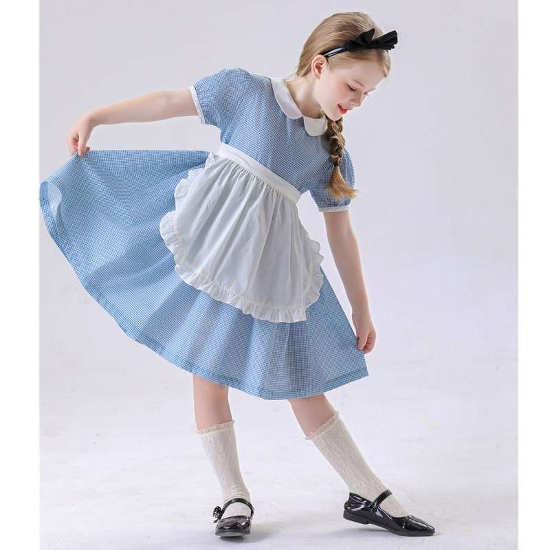 メイド服 クラシック エプロン ワンピース