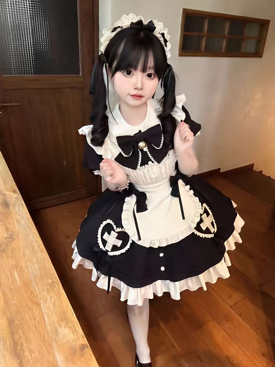 ゴシック風メイド服セット