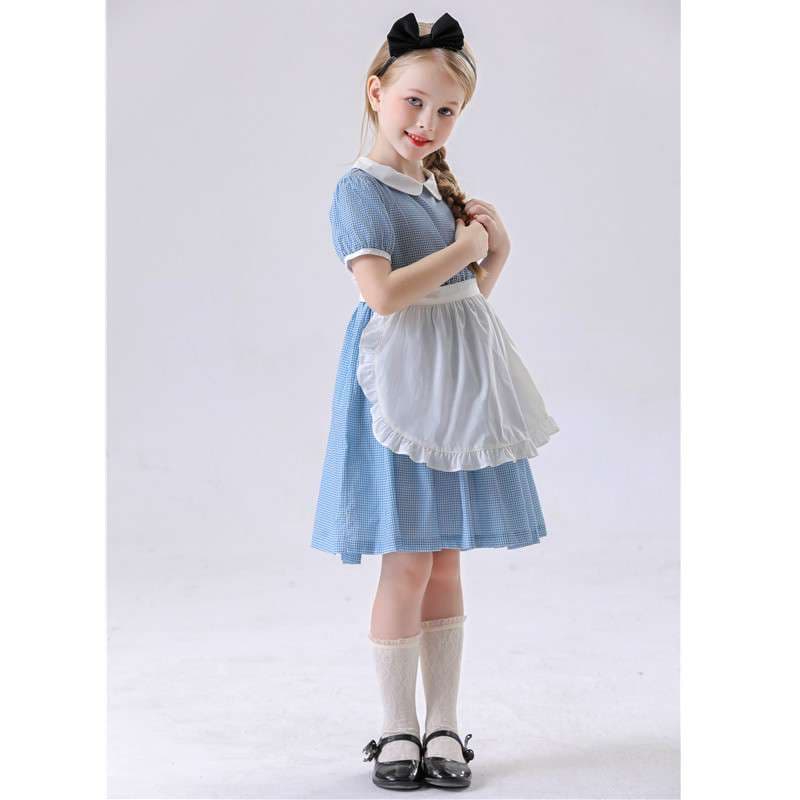 メイド服 クラシック エプロン ワンピース