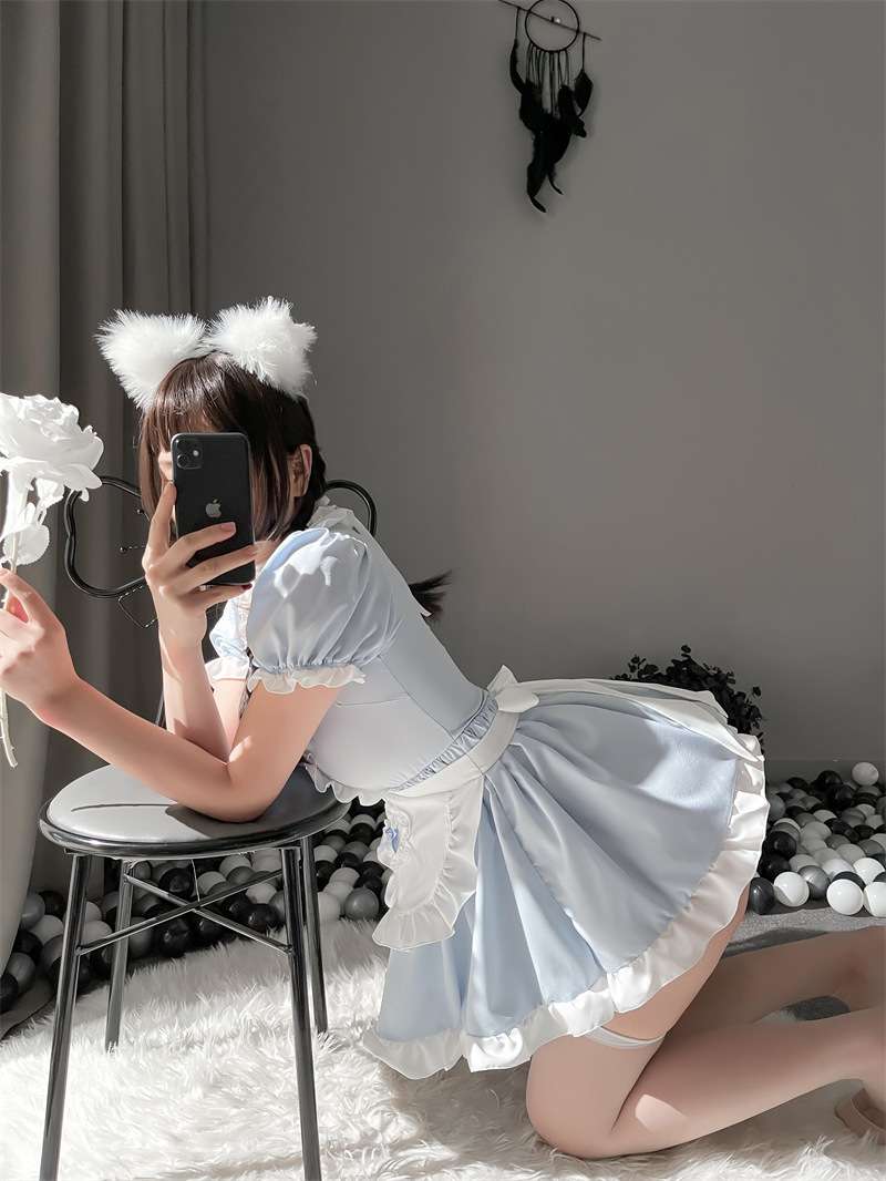 メイド服 ふんわりメイドワンピース