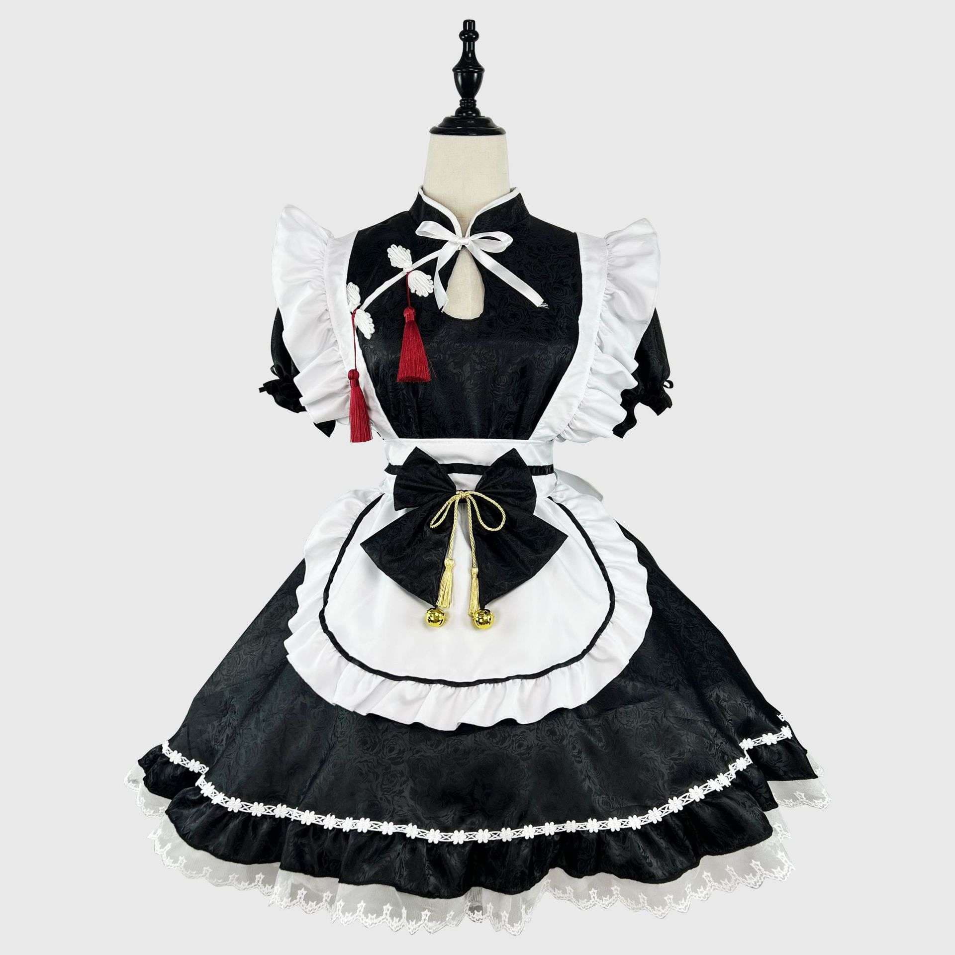 メイド服 華麗なフリルメイド衣装