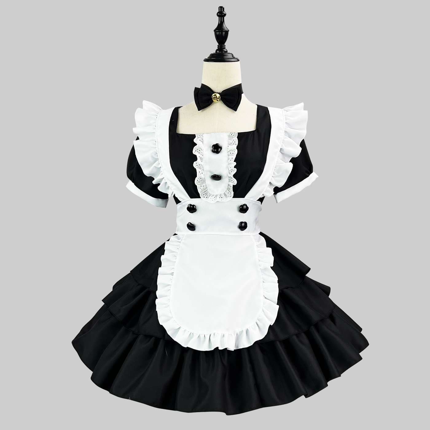 メイド服 フリル付きメイド風ワンピース