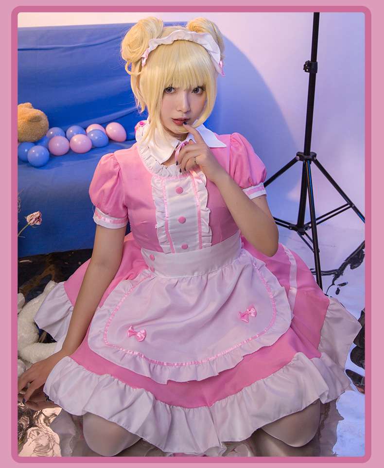 メイド服 ふんわりメイド風ワンピース