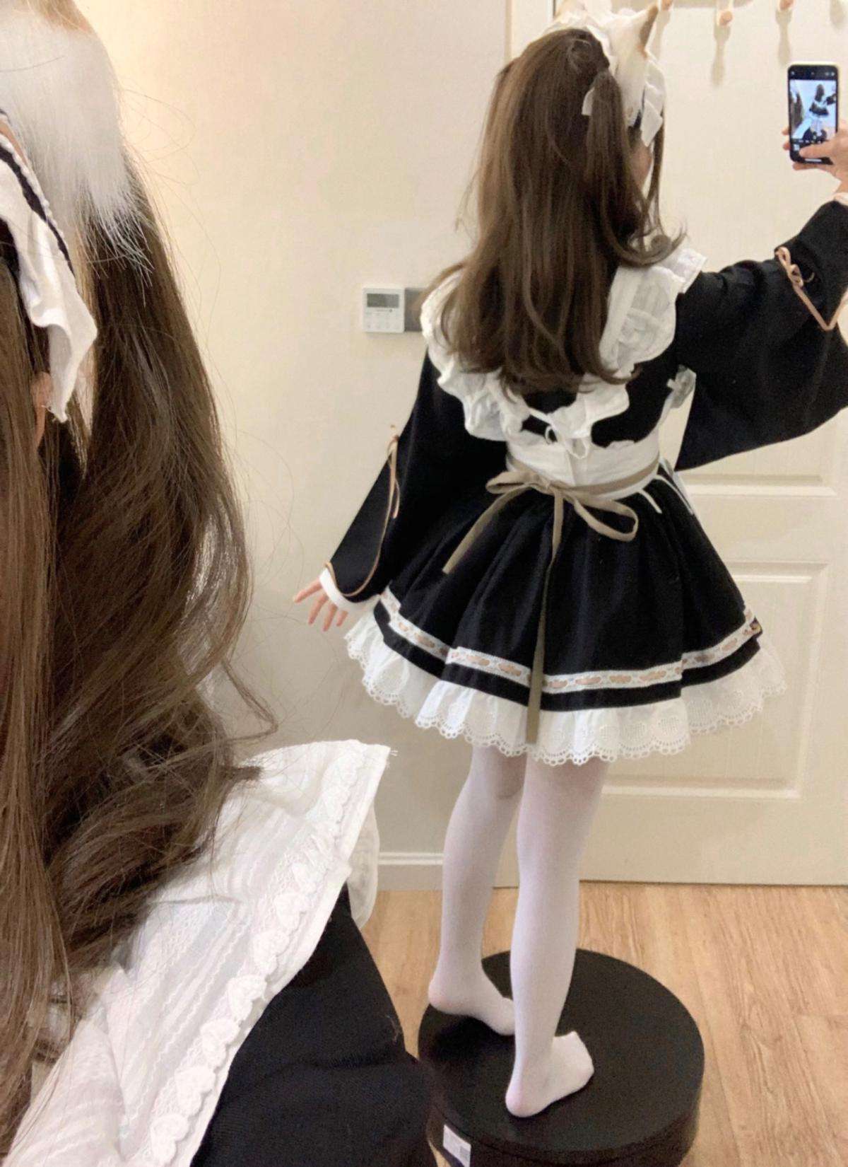 メイド服 和洋折衷メイド風ワンピース