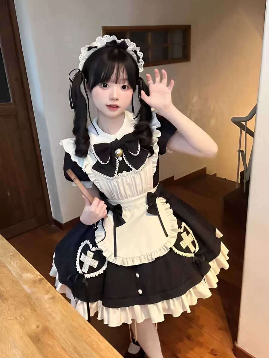 ゴシック風メイド服セット