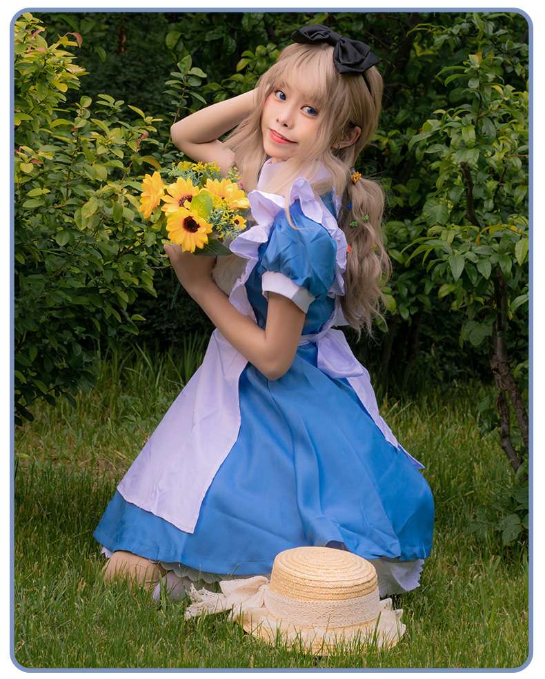 メイド服 森の中の乙女メイド風ワンピース　クラシカル