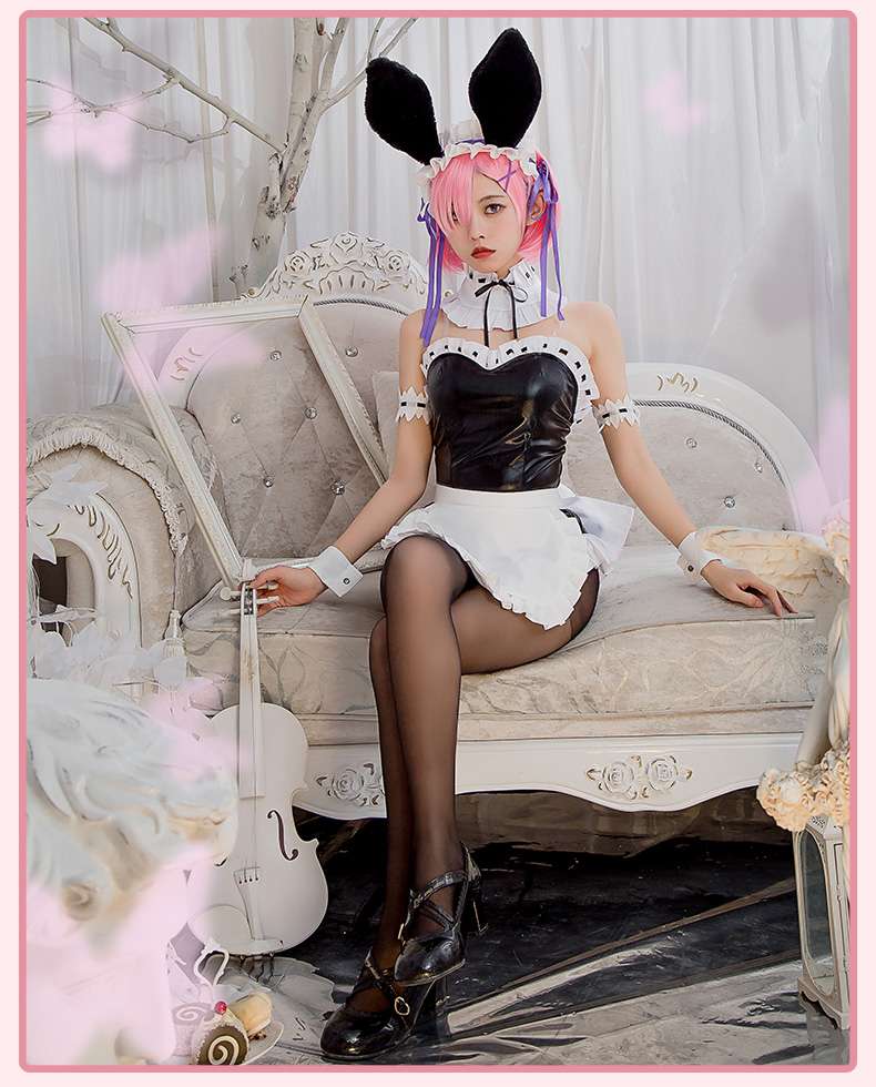 メイド服 うさ耳メイド風コスプレセット