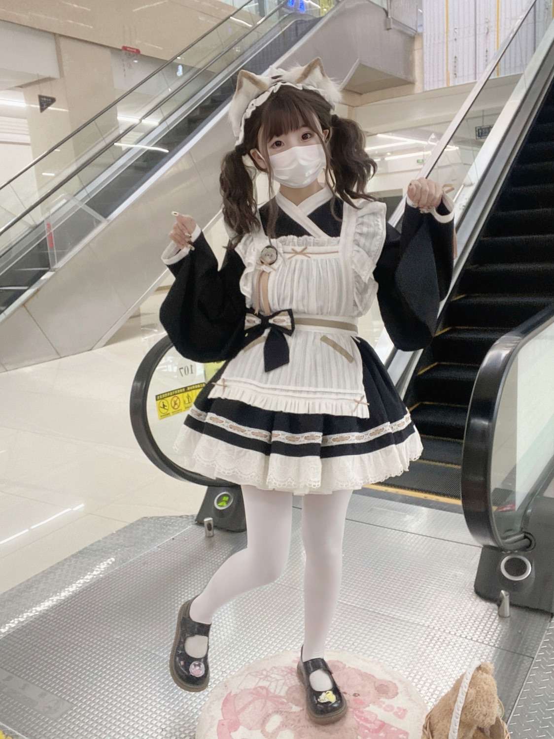 メイド服 和洋折衷メイド風ワンピース