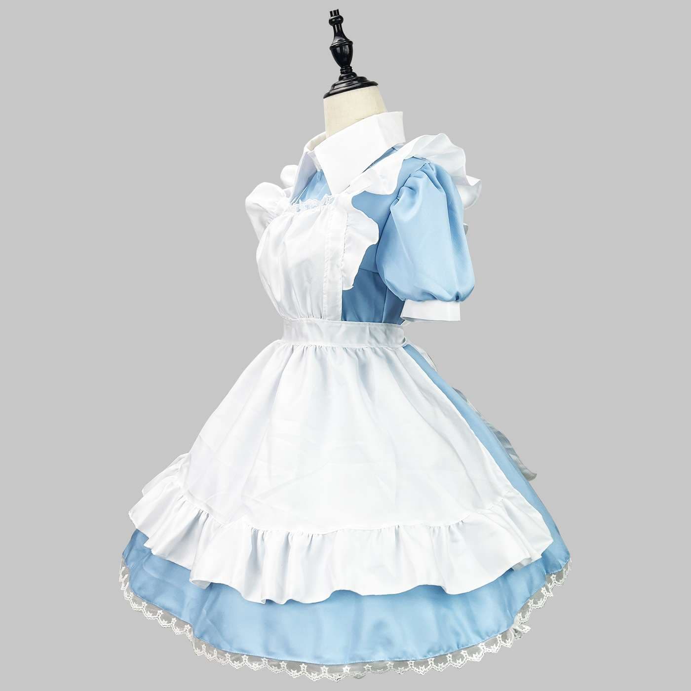 ふんわりメイド服ワンピース