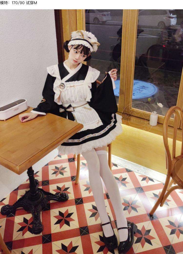 メイド服 和洋折衷メイド風ワンピース