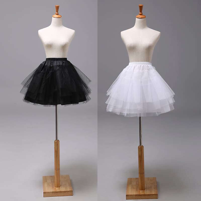 メイド服 44cm丈 多層チュール パニエスカート その他コスプレ衣装