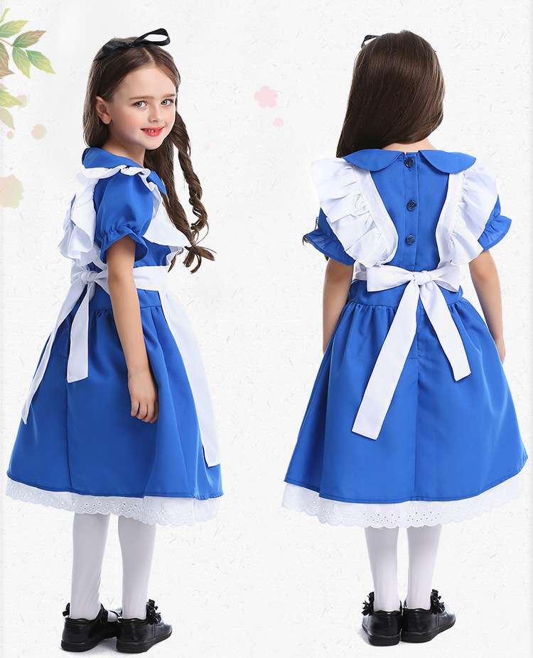 メイド服 ふんわりメイドさん風子供用衣装