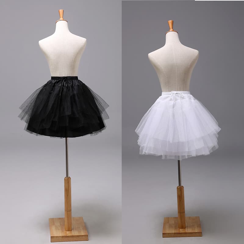 メイド服 44cm丈 多層チュール パニエスカート その他コスプレ衣装