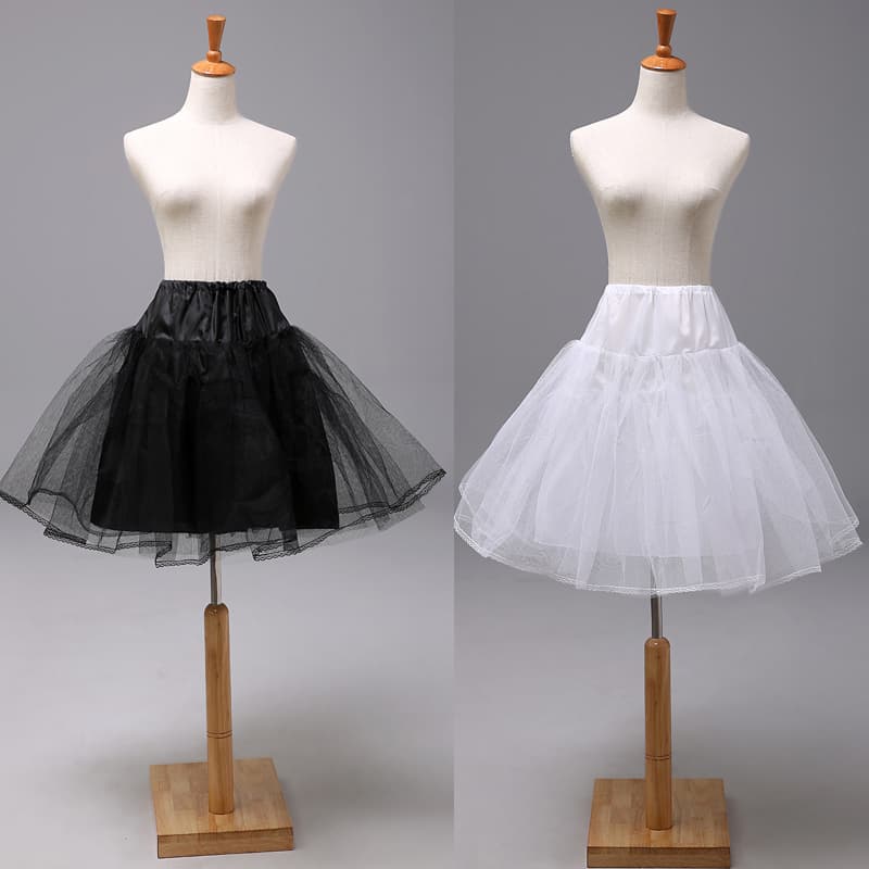 メイド服 60センチ丈チュールパニエスカートその他衣装小物
