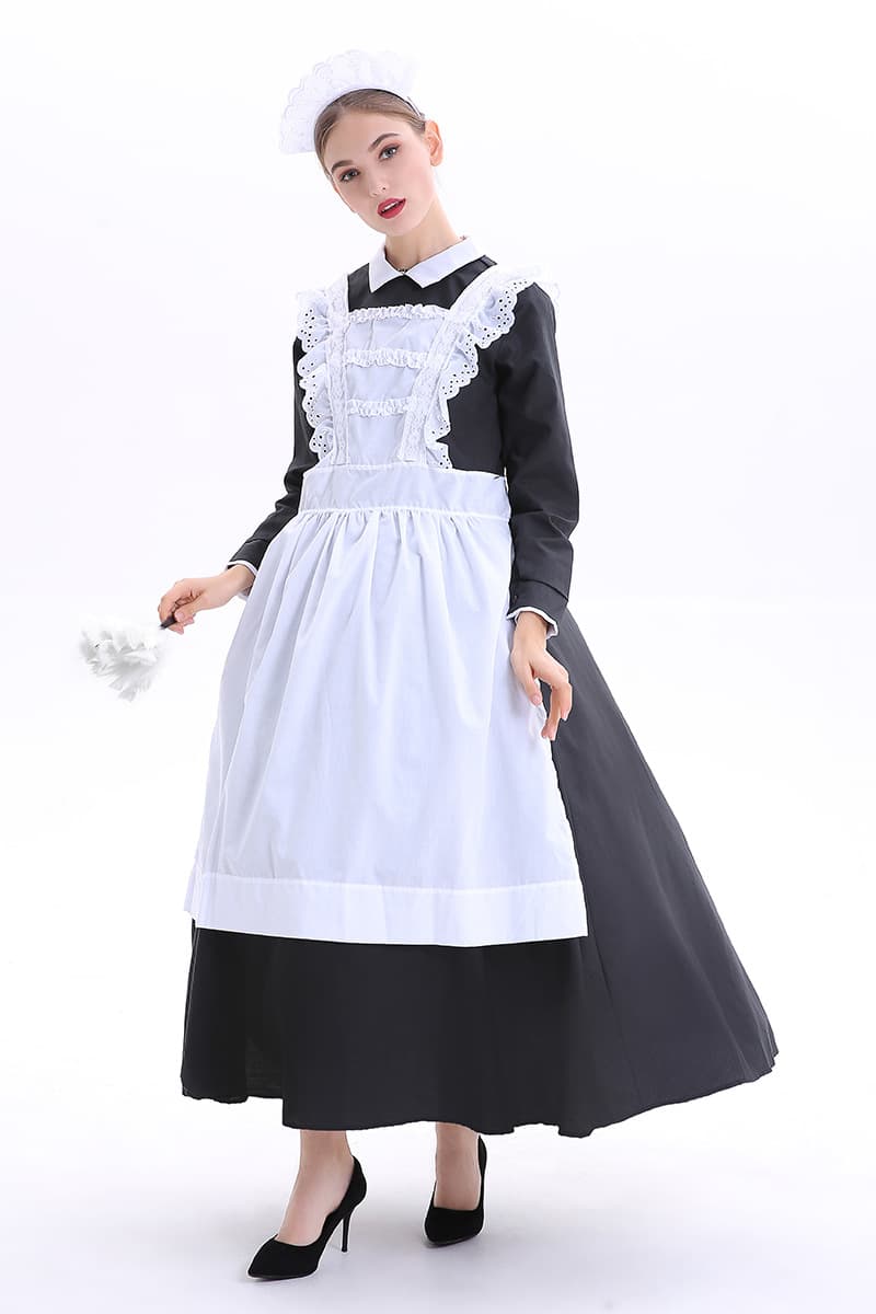 メイド服 メイド服 優美な物語風メイドドレス