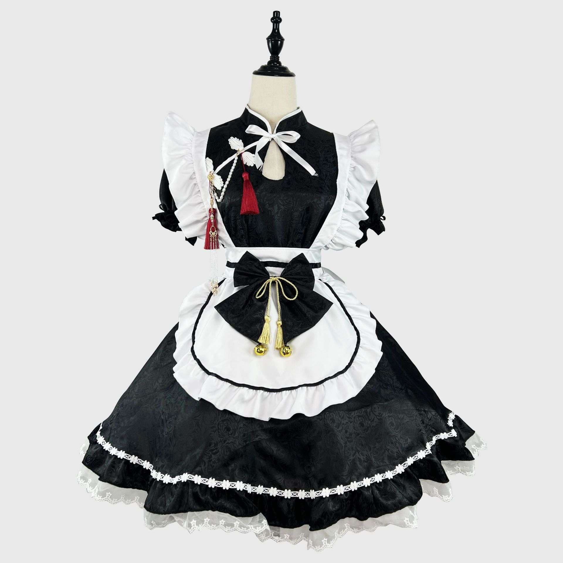 メイド服 華麗なフリルメイド衣装