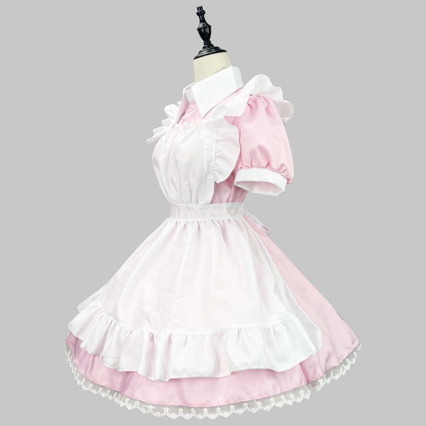 ふんわりメイド服ワンピース