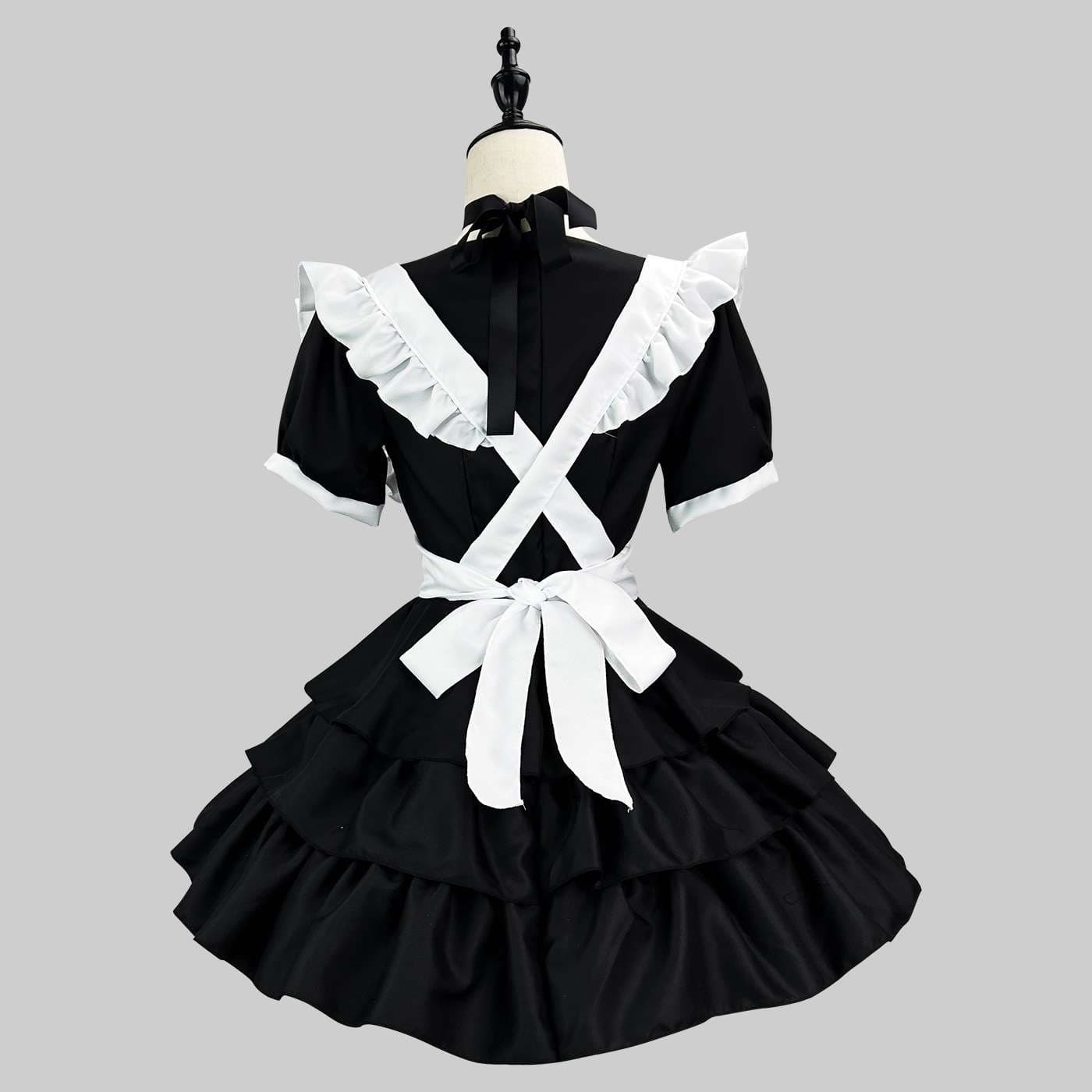 メイド服 フリル付きメイド風ワンピース