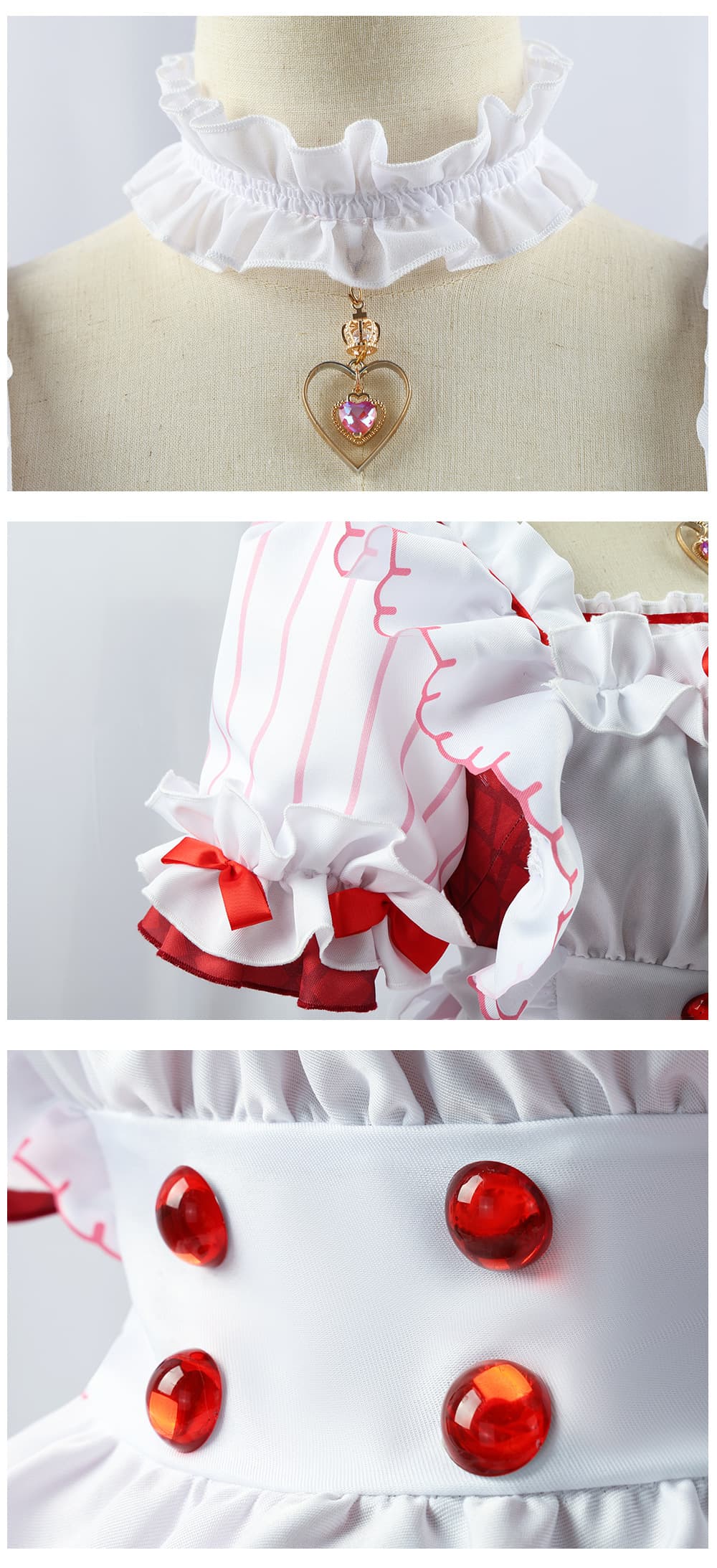 尻尾がキュート！ふんわりメイド服 ドレス風衣装