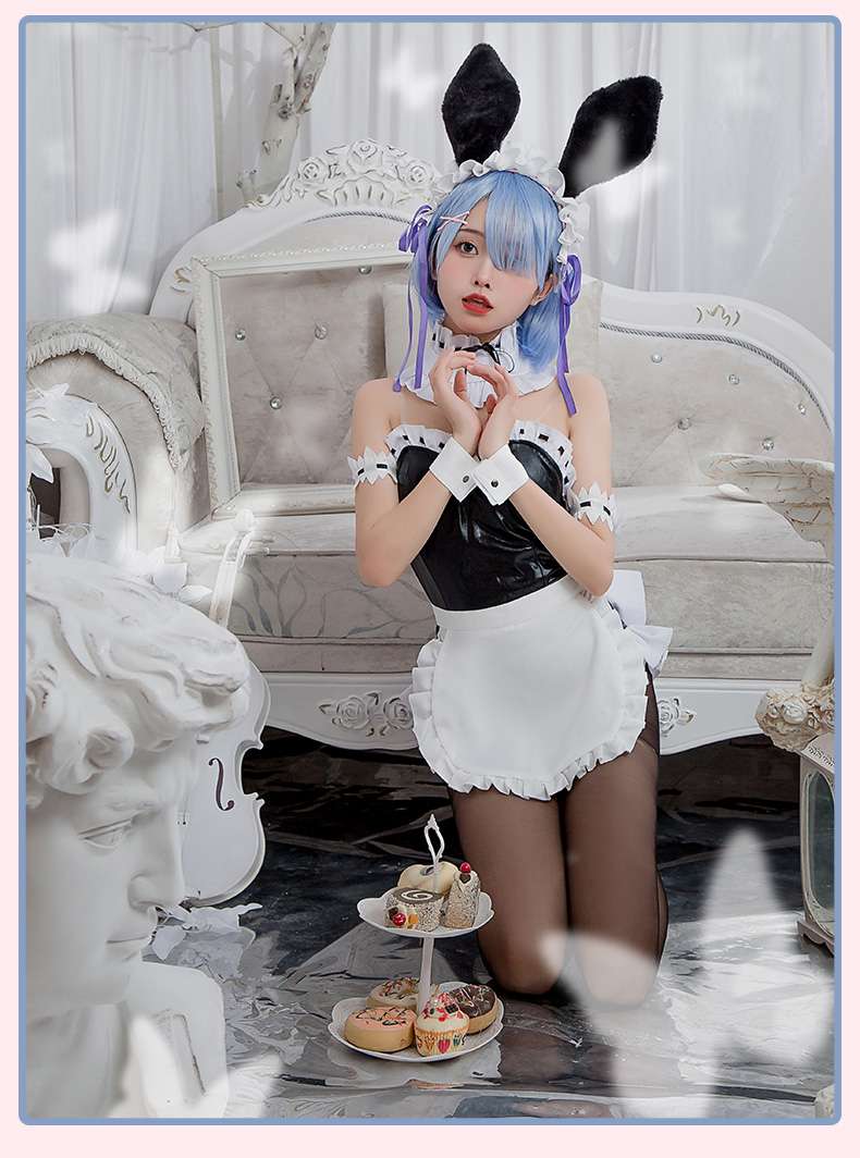 メイド服 うさ耳メイド風コスプレセット