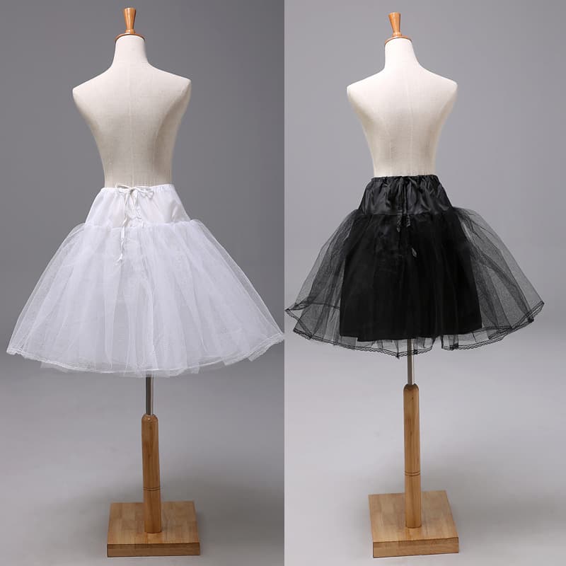 メイド服 60センチ丈チュールパニエスカートその他衣装小物
