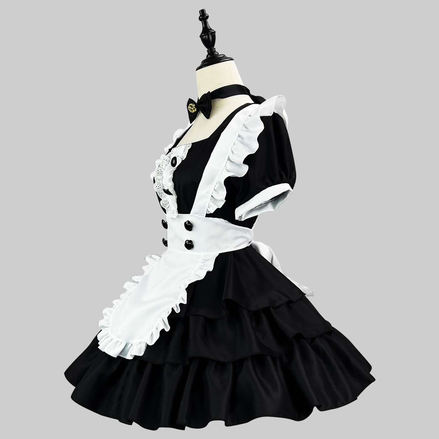 メイド服 フリル付きメイド風ワンピース