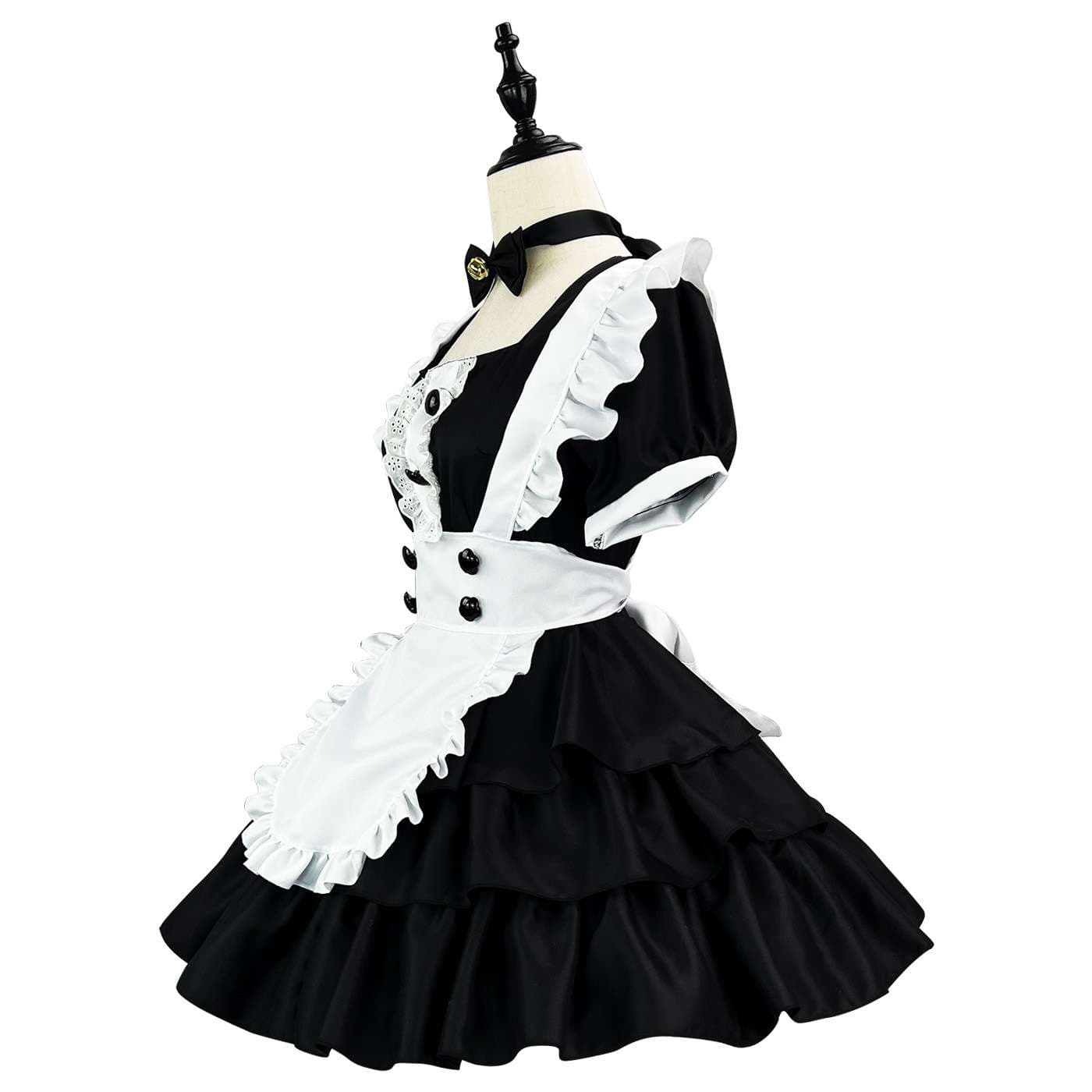 メイド服 フリル付きメイド風ワンピース