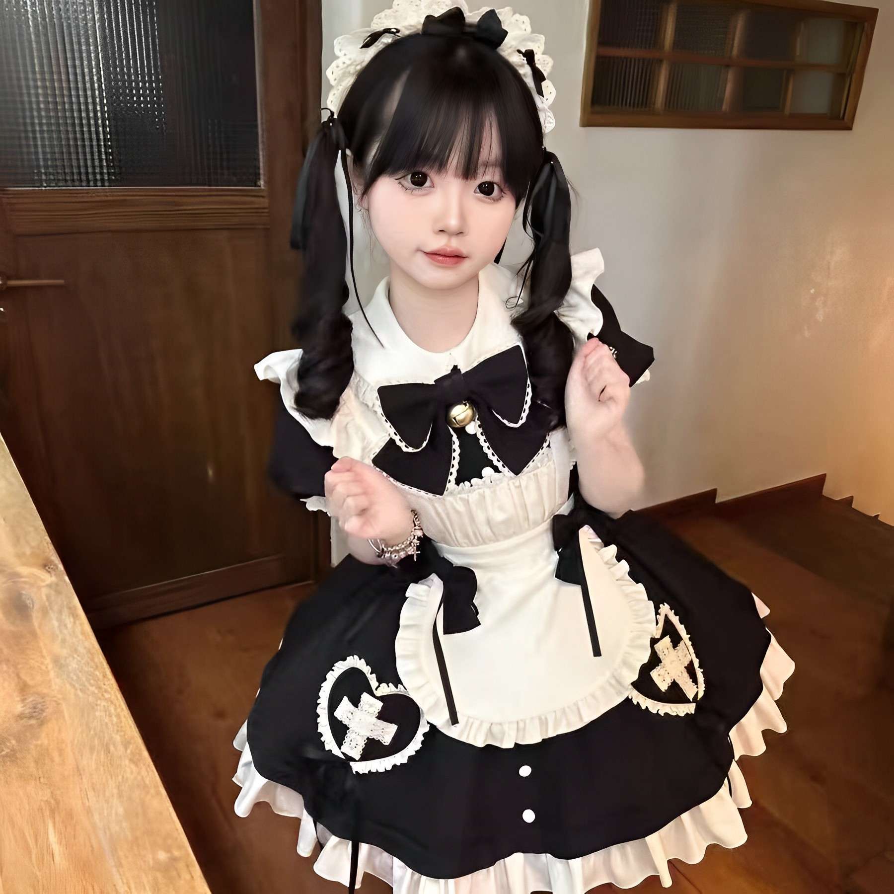 ゴシック風メイド服セット
