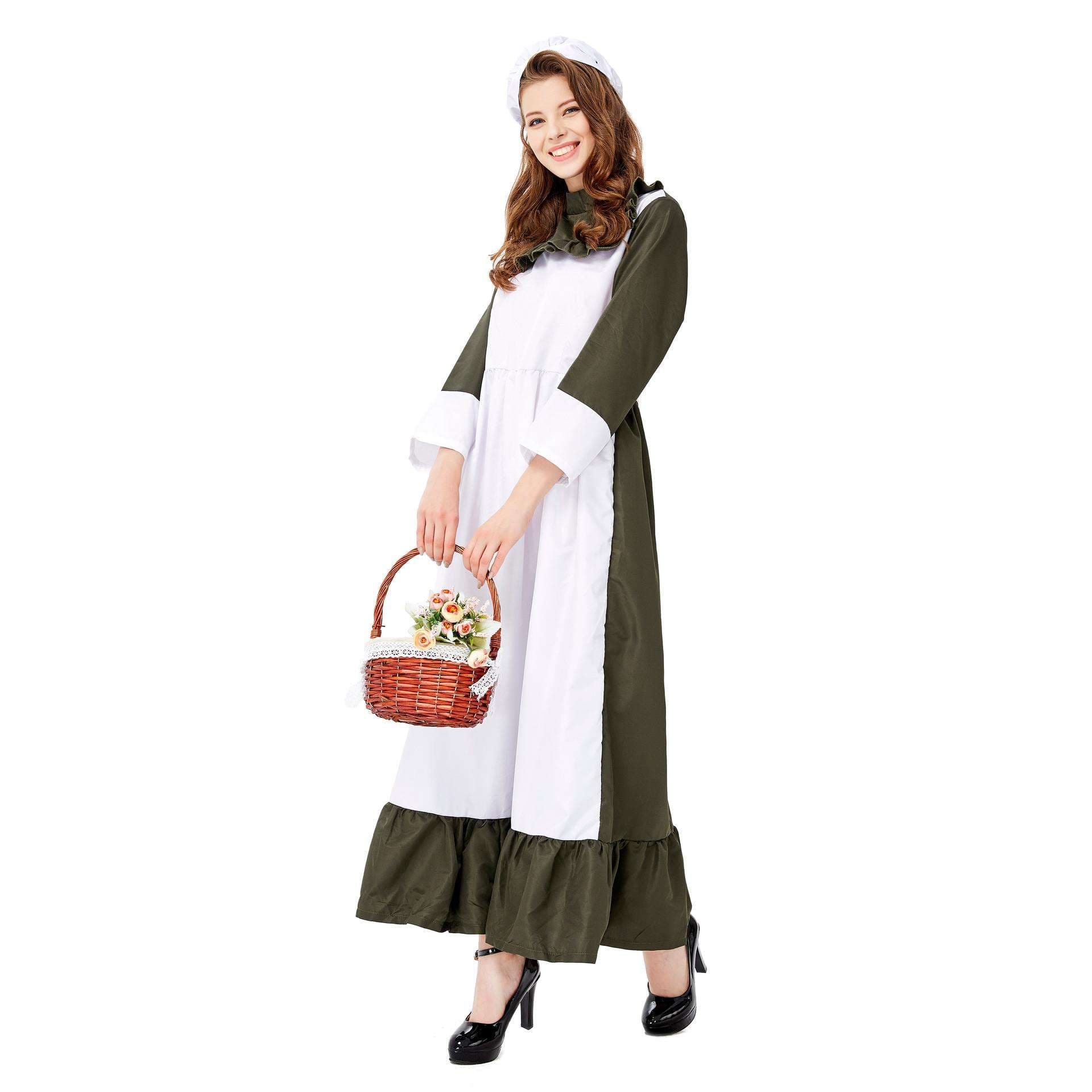 メイド服 メイド風ロングドレス衣装