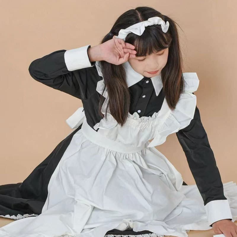 クラシカルメイド服ワンピース