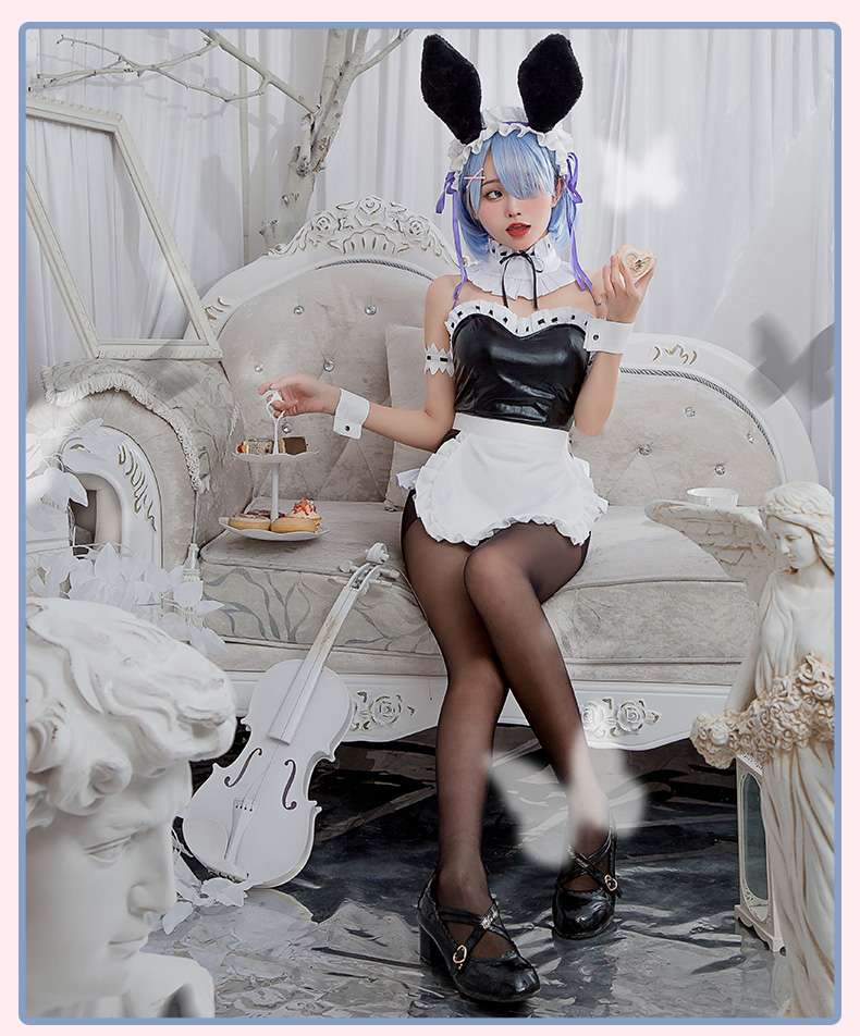 メイド服 うさ耳メイド風コスプレセット