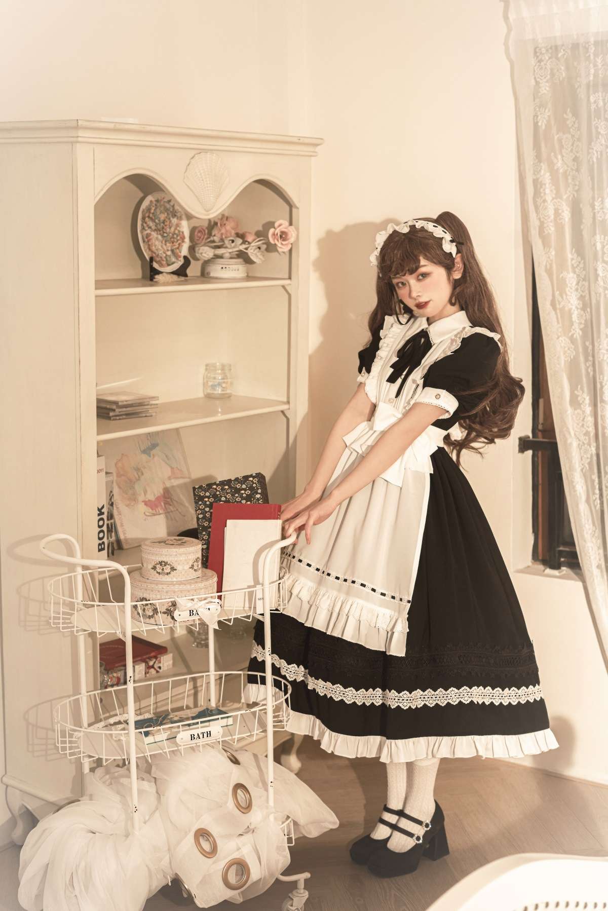 優美なロリータスタイルメイド服