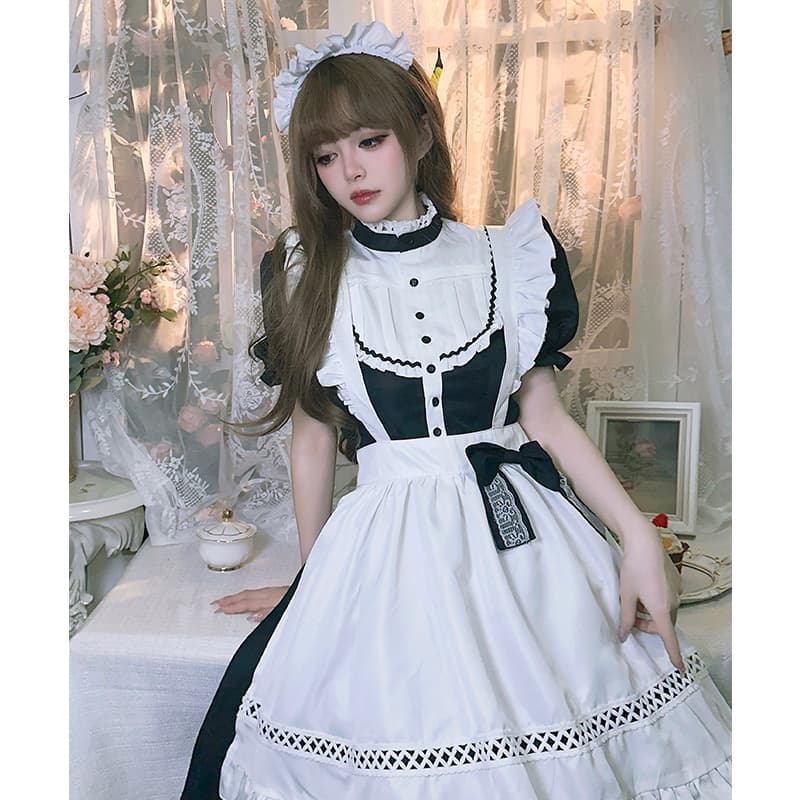 メイド服 宮廷風パフスリーブ付きクラシカルメイド服