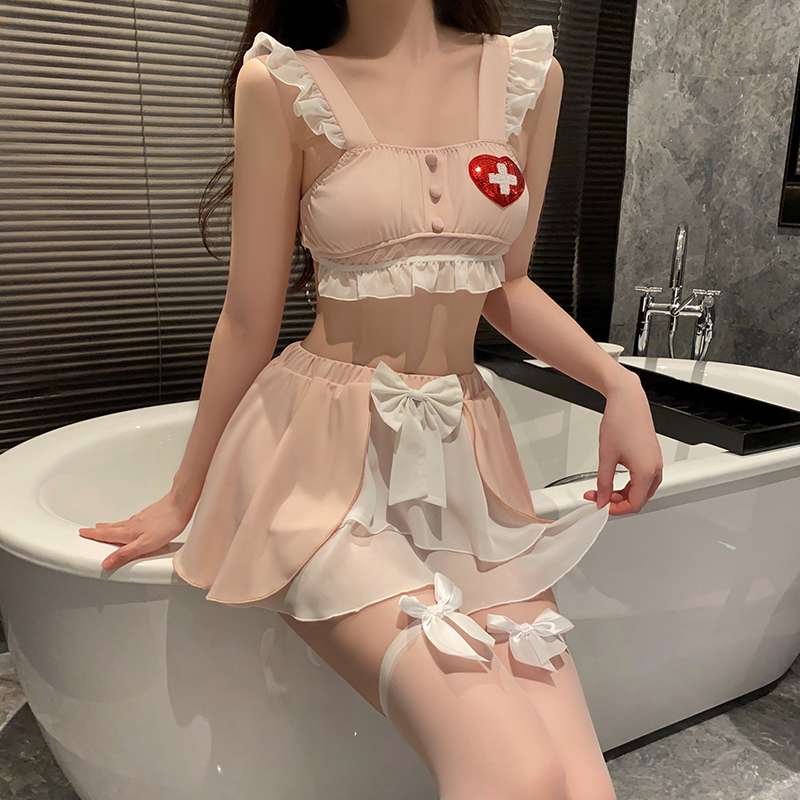 メイド服 フリルリボンメイドキャミセット