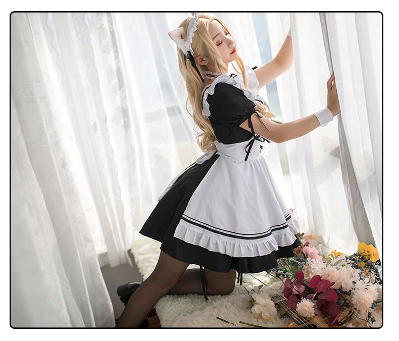 メイド服 清楚で上品なメイド風ワンピース