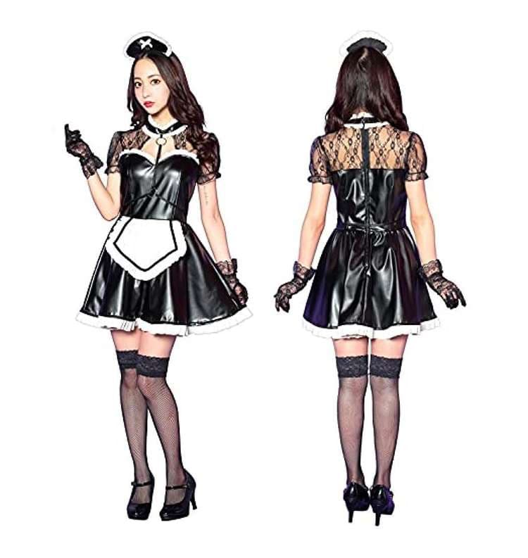 メイド服 フリルレースメイド風コスチューム