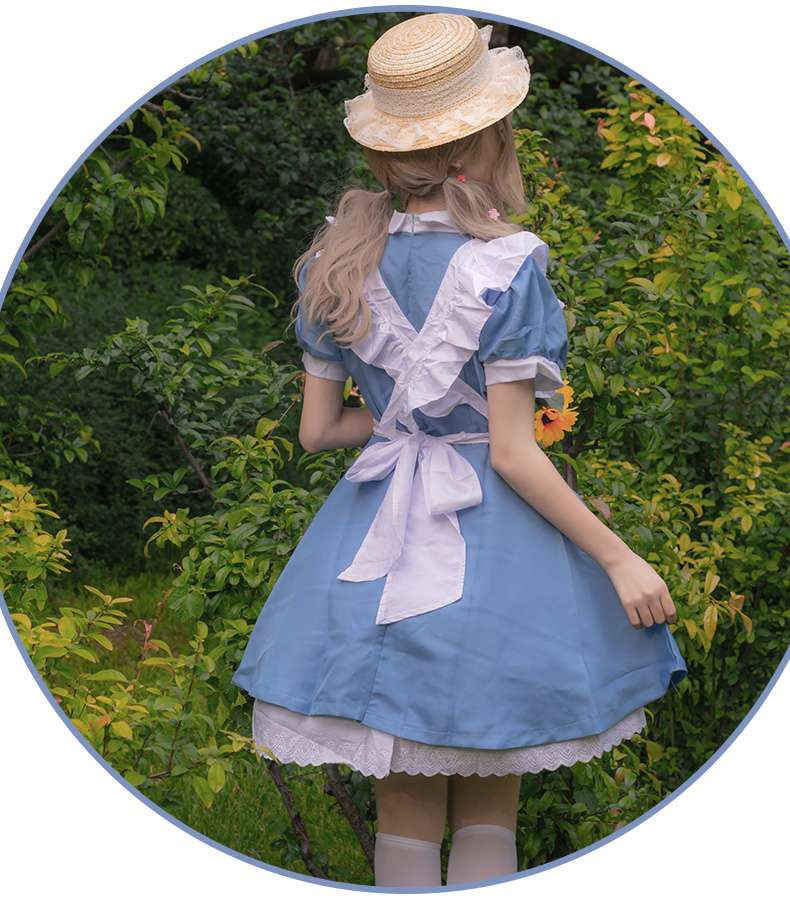 メイド服 森の中の乙女メイド風ワンピース　クラシカル