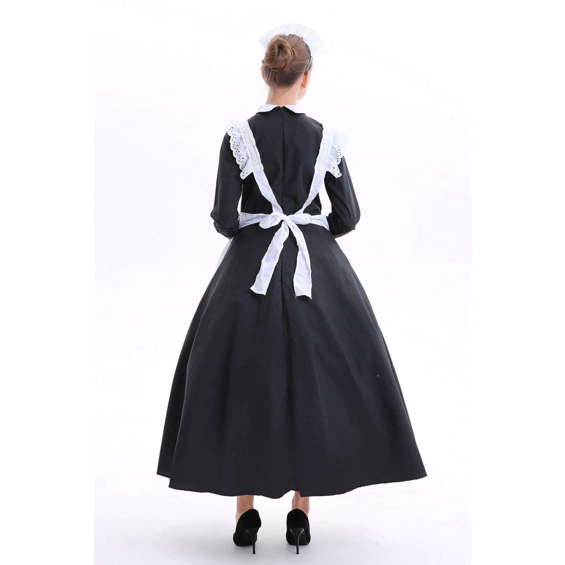 清楚優雅なロングメイド服