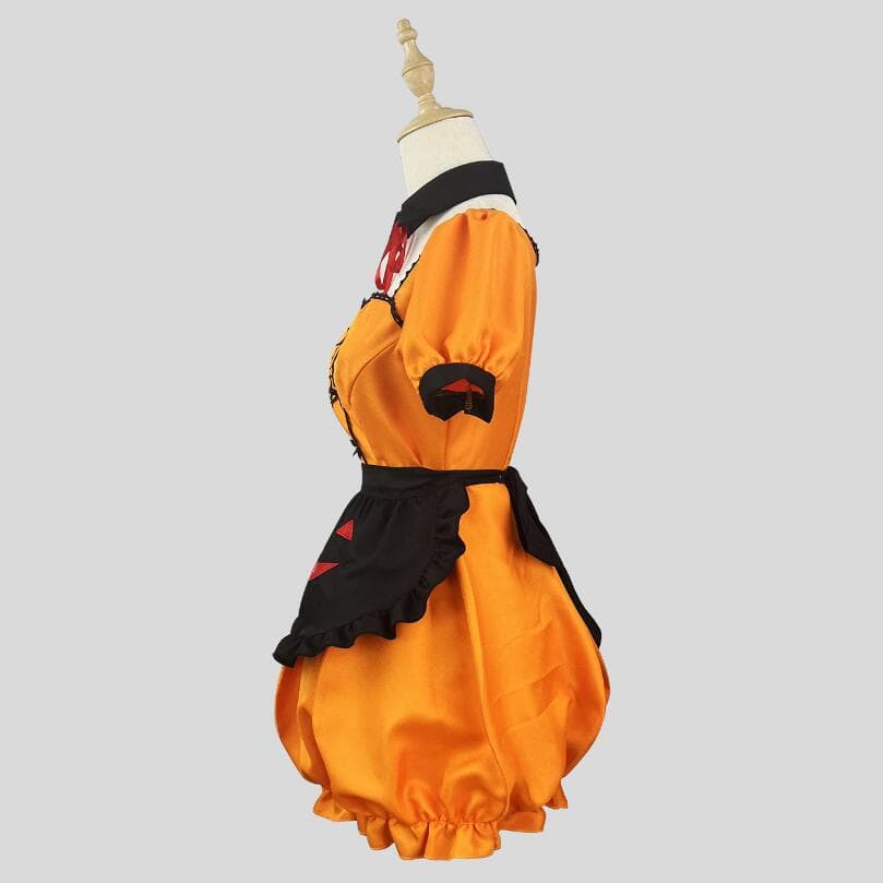 メイド服 茶色襟付き かぼちゃ 全サイズ対応