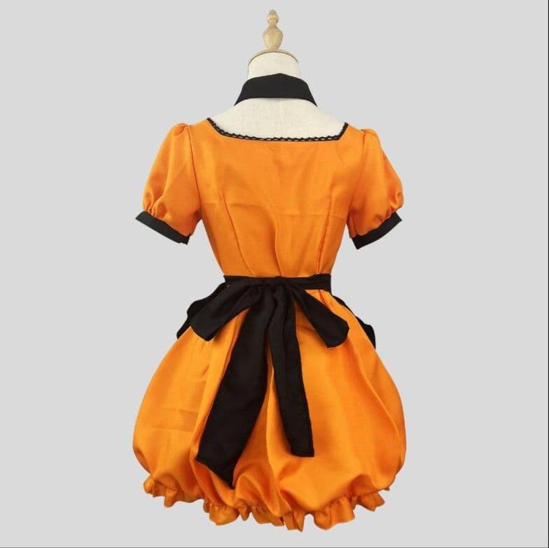 メイド服 茶色襟付き かぼちゃ 全サイズ対応