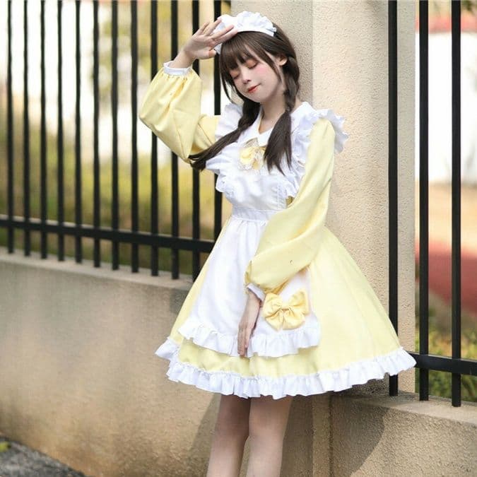 正統派メイド服 ワンピース フレンチ