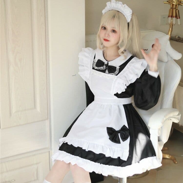 正統派メイド服 ワンピース フレンチ