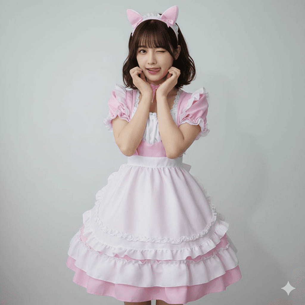 ふんわりメイド服コスチューム